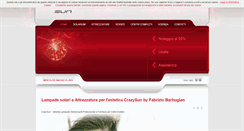 Desktop Screenshot of crazysunabbronzatura.it